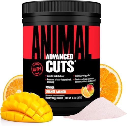 Animal advanced cuts powder sabor a Orange Mango